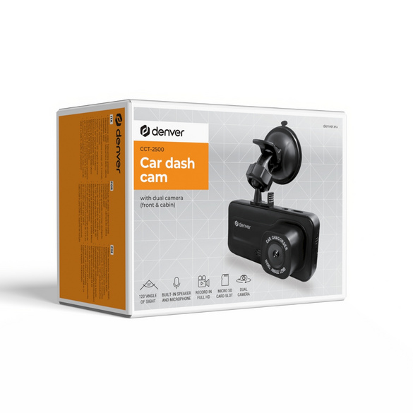 Auto Dashcam Dual Kamera CCT-2500 Denver