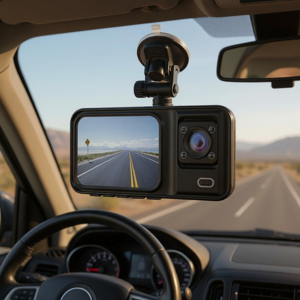 Auto Dashcam Dual Kamera CCT-2500 Denver
