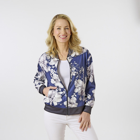 Blouson "Bibbi" blau-weiß