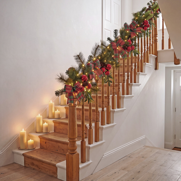 LED-Tannengirlande 120cm lang Eldo
