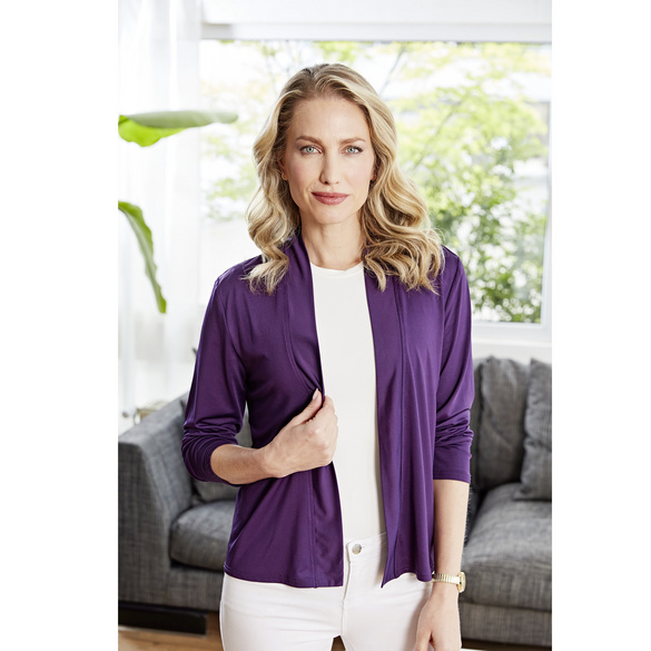 Cardigan violett
