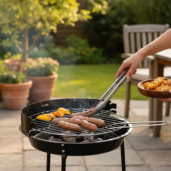 Holzkohlegrill BBQ farblich sortiert alpina