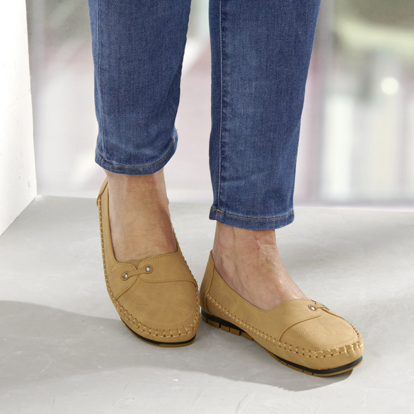 Mokassin "Nica" beige