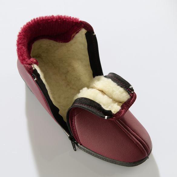Super-Bequem-Schuh Isa bordeaux