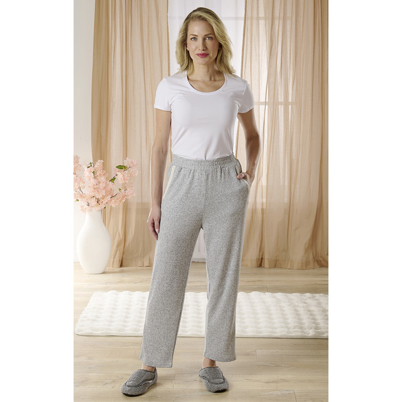 Lounge-Pants graumeliert