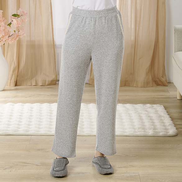 Lounge-Pants graumeliert
