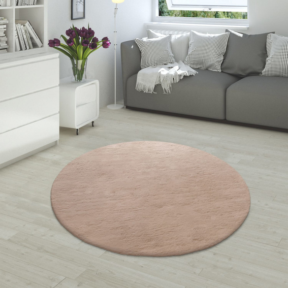 Hochflor-Teppich RABBIT 780 Beige Rund Paco Home