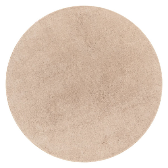 Kurzflor-Teppich CADIZ 630 Beige Rund Paco Home