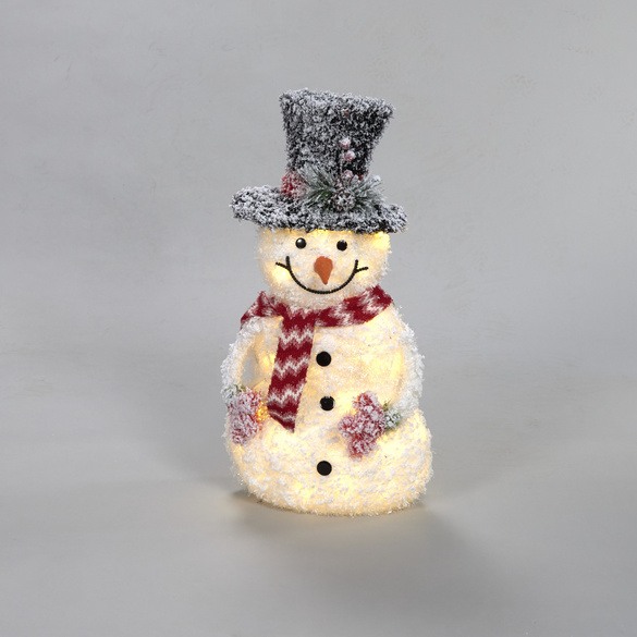 LED-Schneemänner "Familie Frosty" (Mann + Frau + Kind)