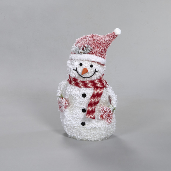 LED-Schneemänner "Familie Frosty" (Mann + Frau + Kind)