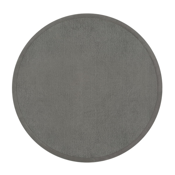 Kurzflor-Teppich TATAMI 475 Grau Rund Paco Home