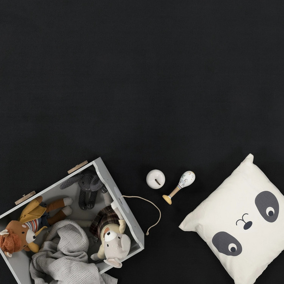 Kurzflor-Teppich TATAMI 475 Schwarz Rechteckig Paco Home