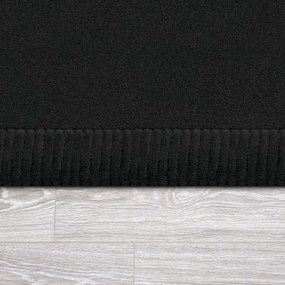 Kurzflor-Teppich TATAMI 475 Schwarz Rechteckig Paco Home