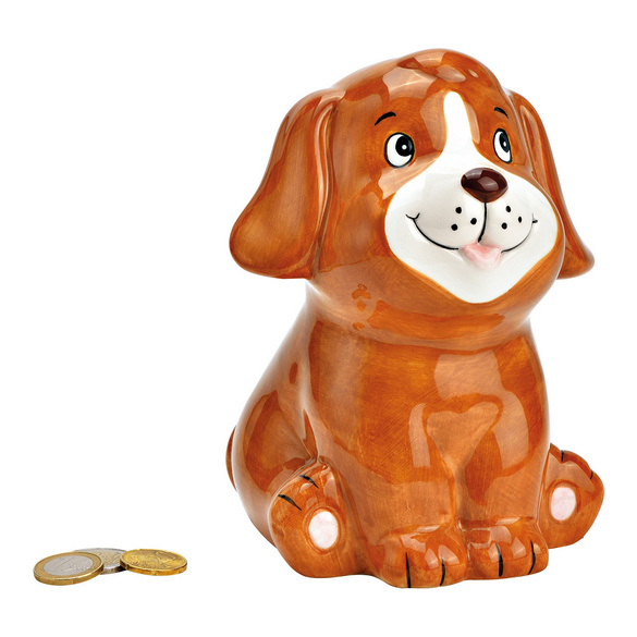 Spardose "Hund" aus Keramik