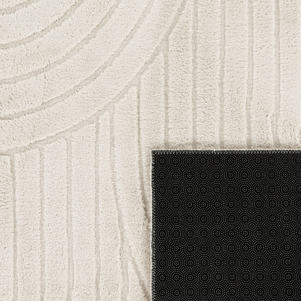 Paco Home Teppich TOKIO 471 Creme Rund