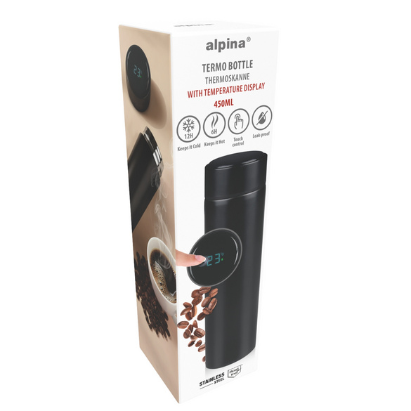 Digitale Thermoflasche Alpina