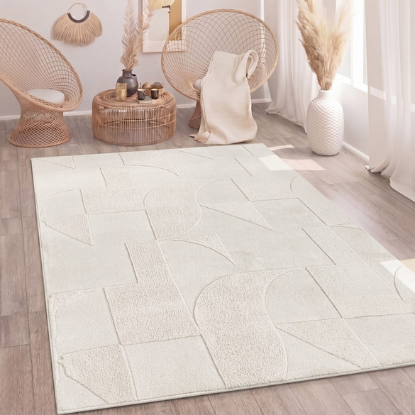 Paco Home Teppich TOKIO 472 Creme