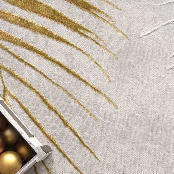 Kurzflor Teppich Tuana 218 Gold Paco Home