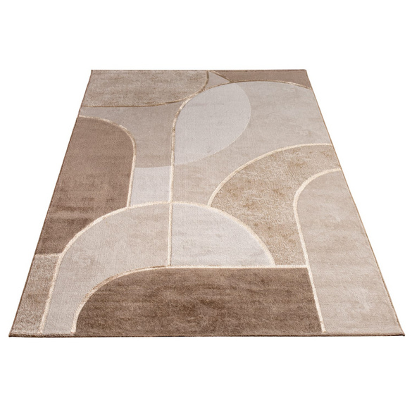 Kurzflor Teppich Tuana 220 Beige Paco Home