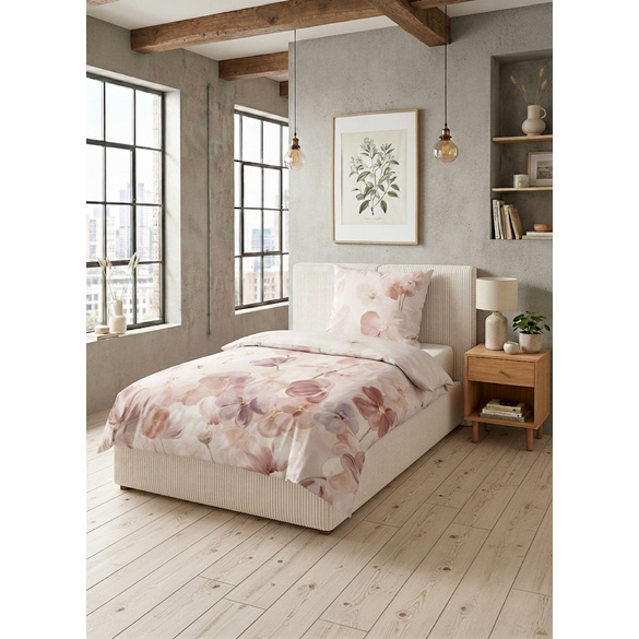Tencel-Bettwäsche "Blume" rose biberna