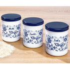 Vorratsdosen "Zwiebelmuster", 3er-Set