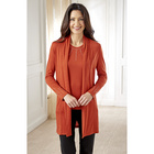 Cardigan mit Strass rot Amélie di Santi