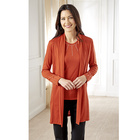 Cardigan mit Strass rot Amélie di Santi