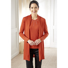 Cardigan mit Strass rot Amélie di Santi