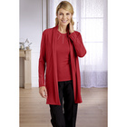 Cardigan mit Strass rot Amélie di Santi
