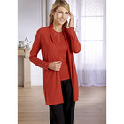 Cardigan mit Strass rot Amélie di Santi