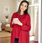Cardigan mit Strass rot Amélie di Santi