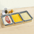 Panierschalen Set 3-tlg. silber