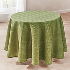 Tischdecke grün rund, Ø 160 cm