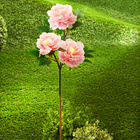 Solar Gartenstecker Blume "Pfingstrose" rosé, 3-tlg.