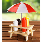 Gewürzständer "Picknicktisch mit Sonnenschirm", 6-tlg.