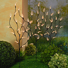 Solar-Gartenstecker "Blätter", 3-tlg.