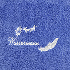 Duschtuch "Wassermann" blau