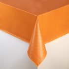 Wachstischdecke "Karo" orange, 110 x 140 cm
