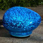 LED Leuchtstein für den Garten, blau