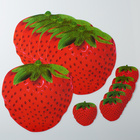6 Platzsets + 6 Untersetzer "Erdbeere" Basilico