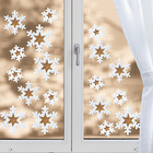 Fensterbilder "Schneeflocken" 18 Teile