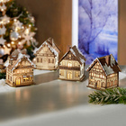 LED-Haus Winterdorf Zuckerstangen