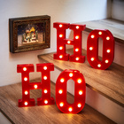 LED-Buchstaben "HO", 2er-Set