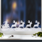 Fensterbild "Weihnachtsschlitten"