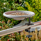 Vogelfutterstation / Vogeltränke mit Balkonhalterung