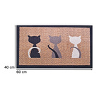 Fußmatte mit Katzenmotiv