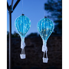 Glasballon LED, blau