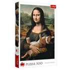 Puzzle 500 Teile - Mona Lisa und Katze