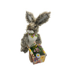 Osterdeko Hase mit Schubkarre "Strubbel" Eldo