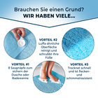 Badematte antibaktieriell im Luffa-Stil